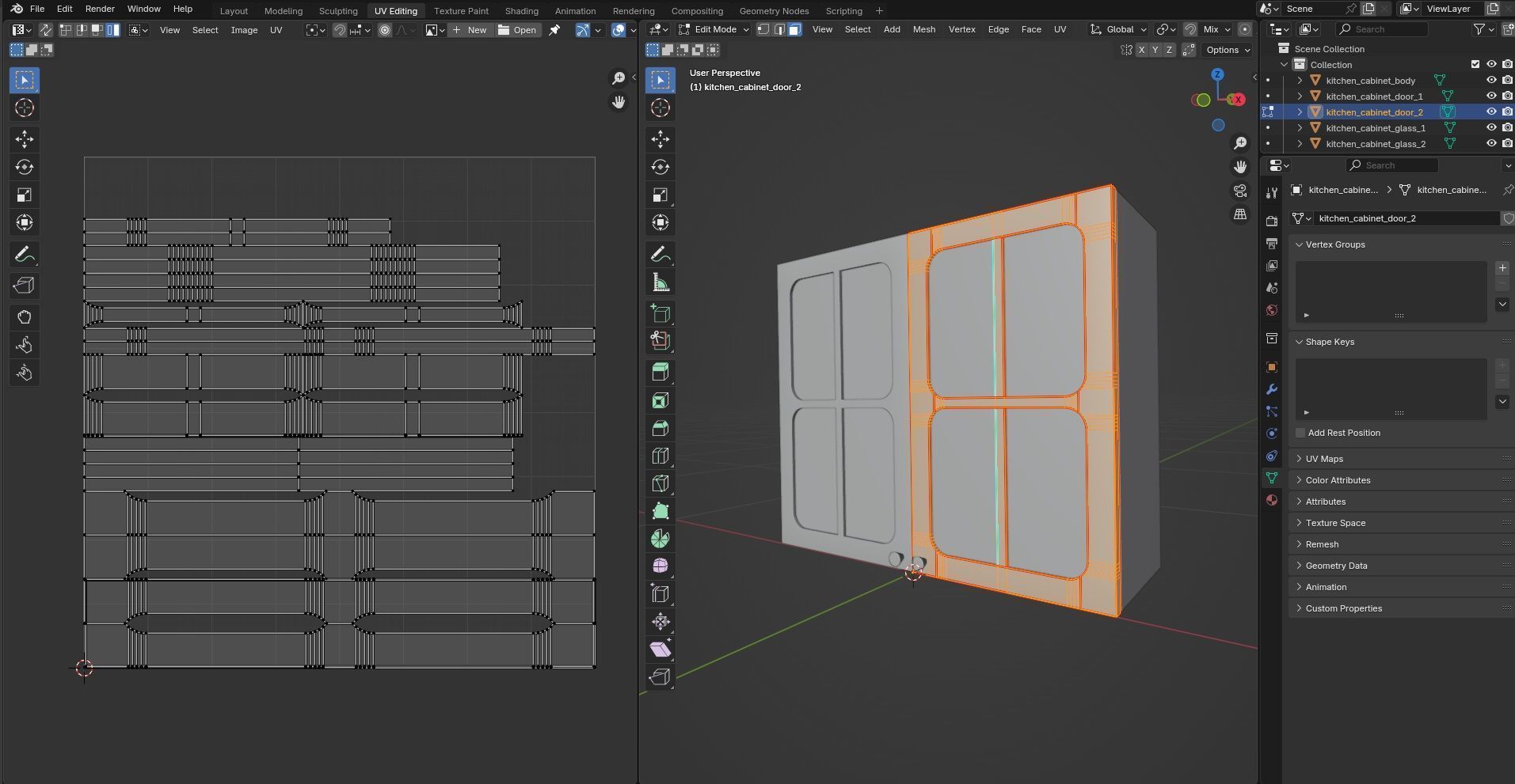 Kitchen Cabinet CG13 3D model_13