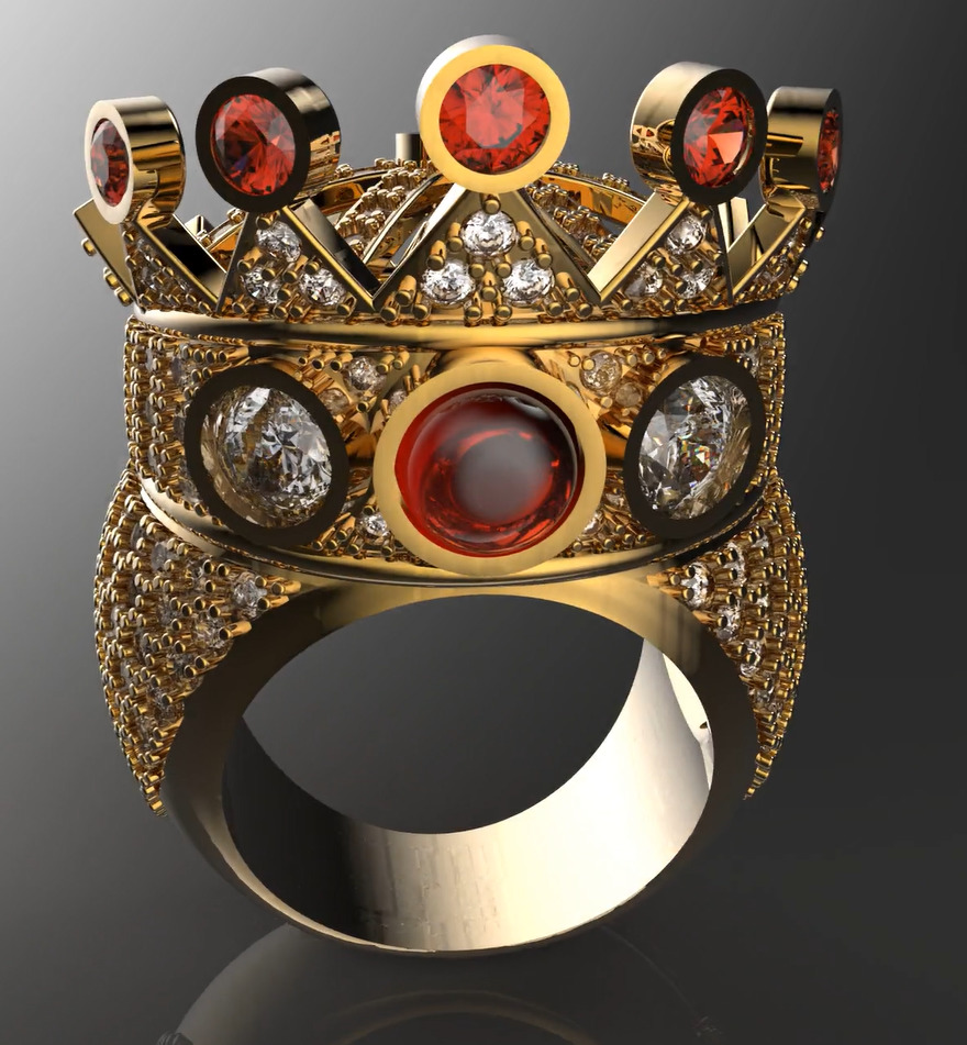 2Pac ring 3D print model_1