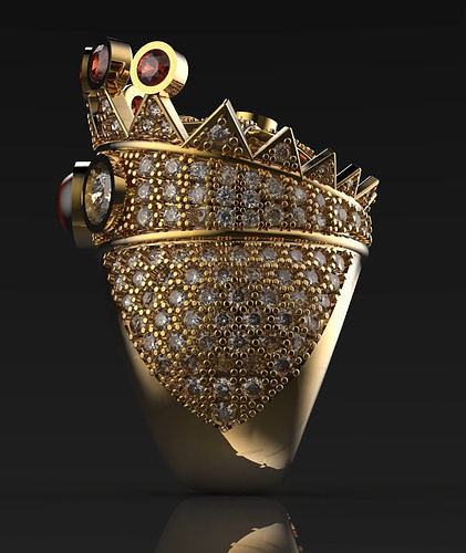 2Pac ring 3D print model