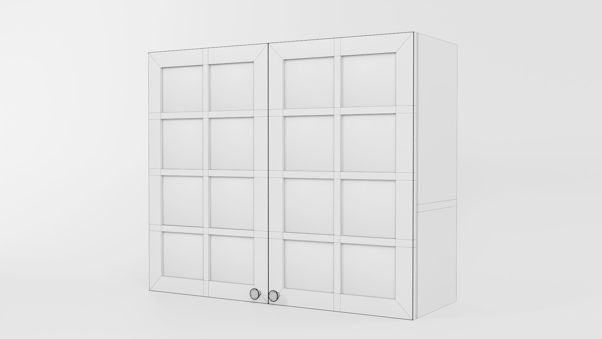 Kitchen Cabinet CG14 3D model_8