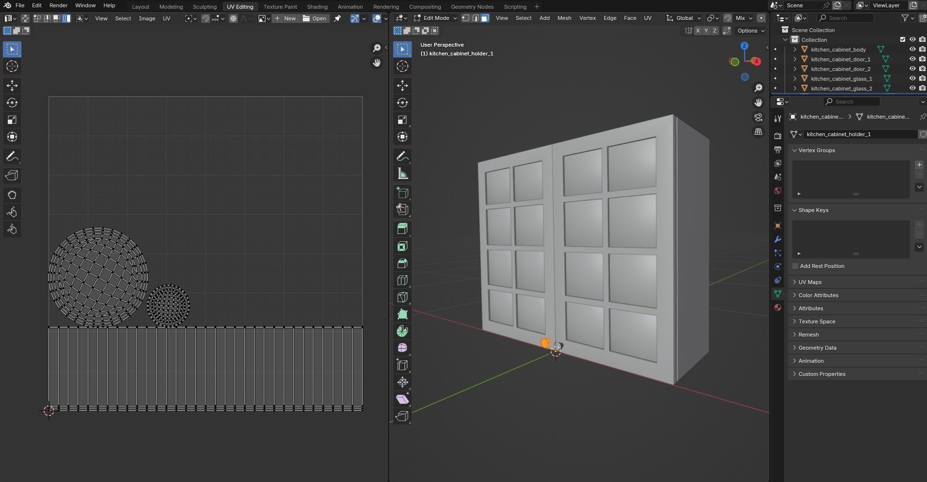 Kitchen Cabinet CG14 3D model_15