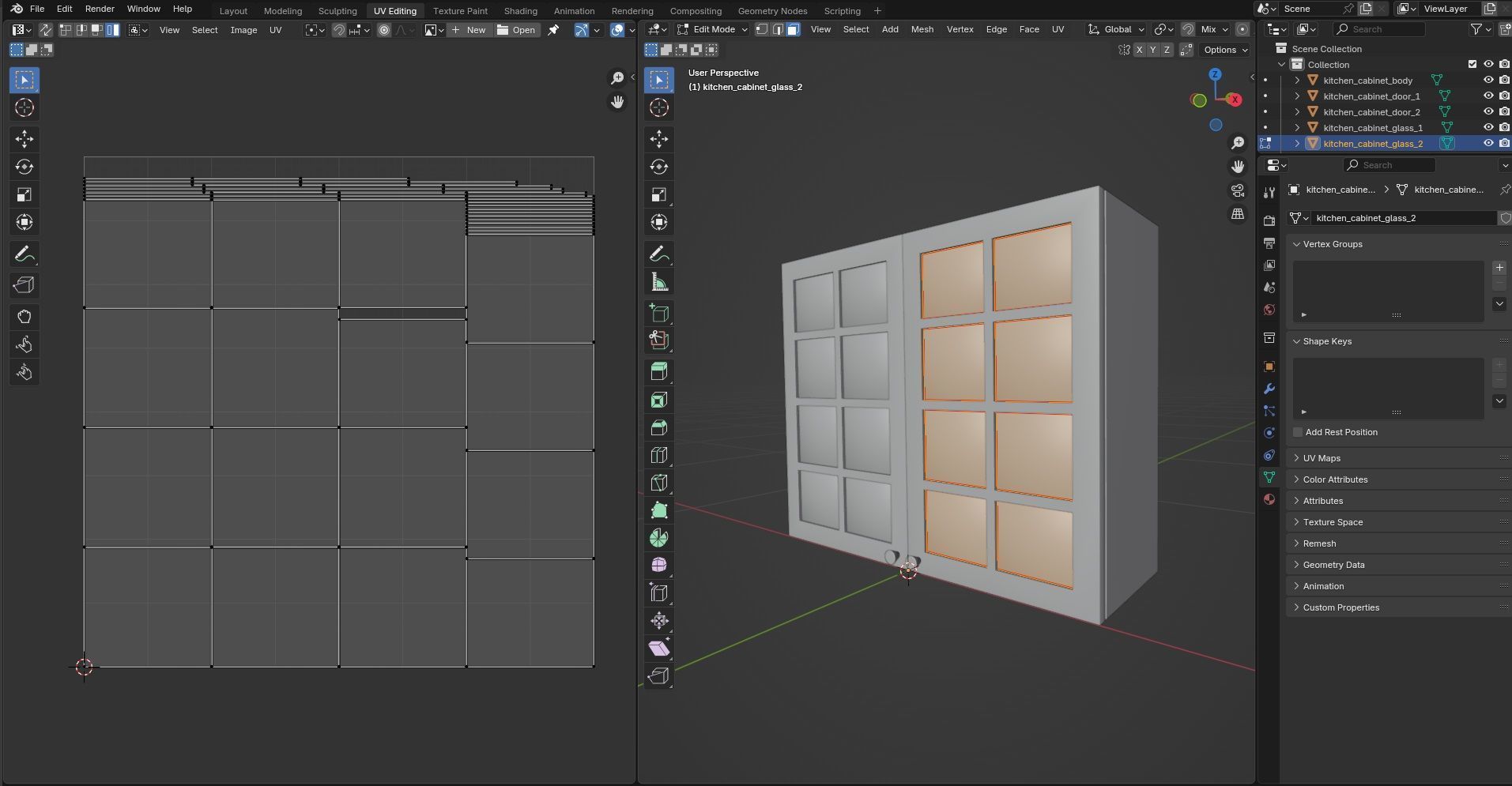 Kitchen Cabinet CG14 3D model_14