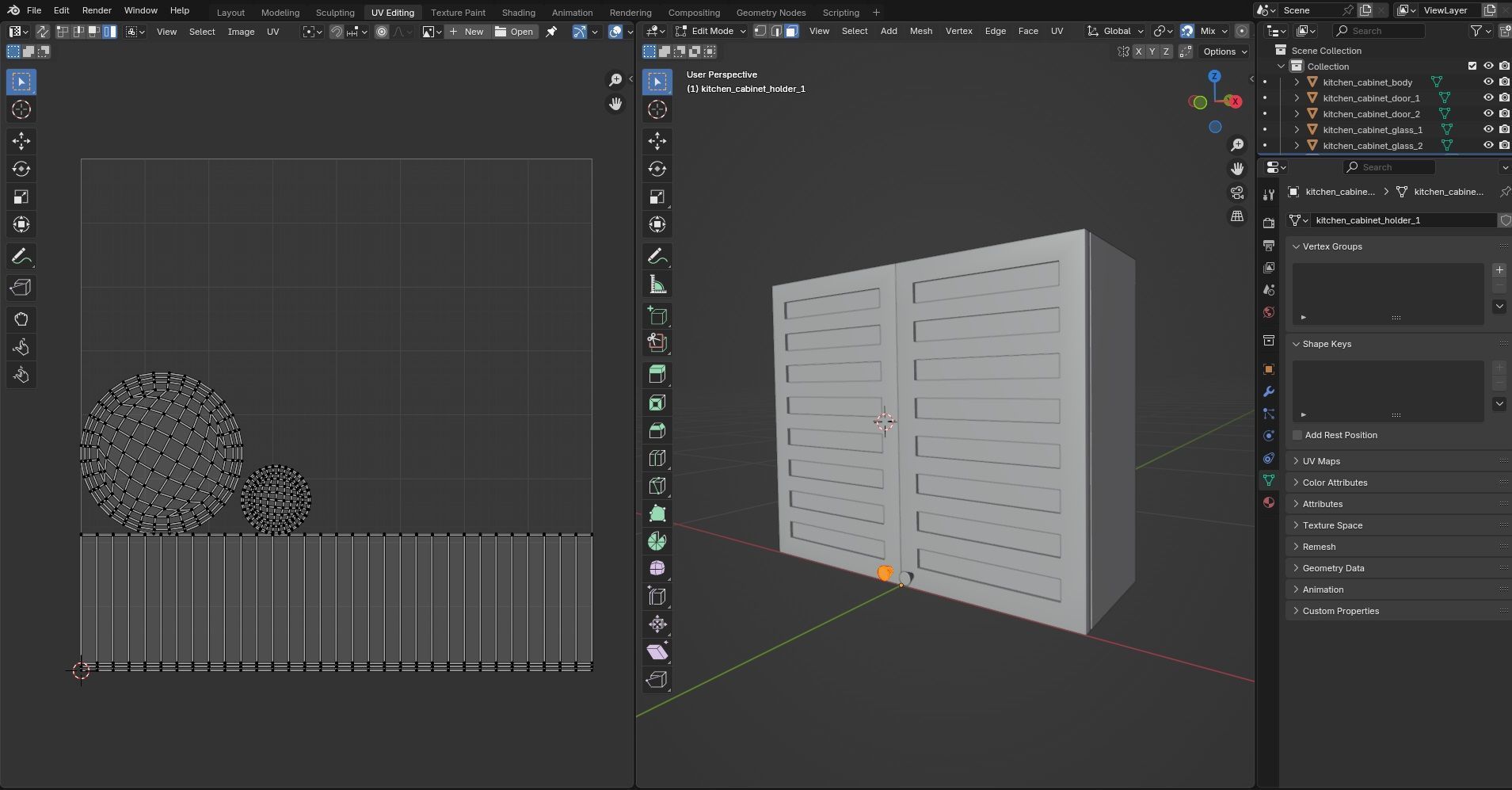 Kitchen Cabinet CG15 3D model_14