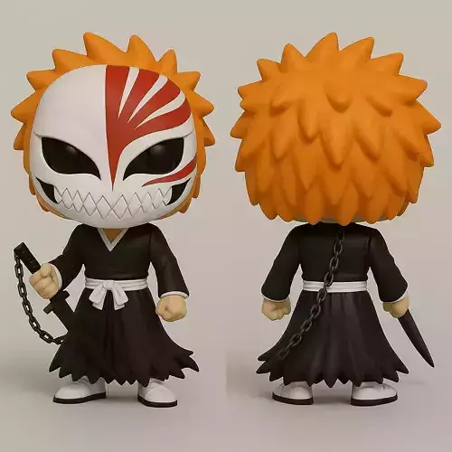 Funko Bleach Ichigo Kurosaki Bankai com Mascara