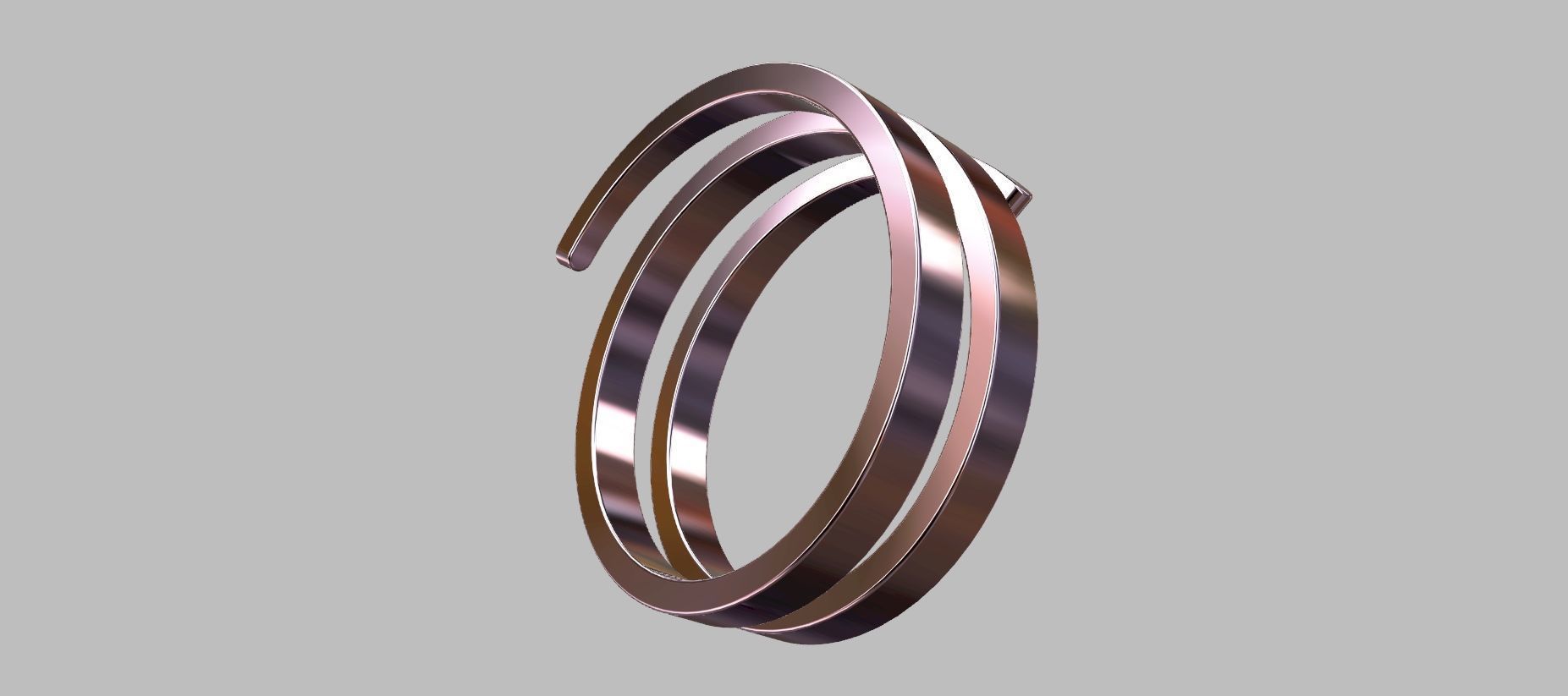 Coil Ring Size 20 3D print model_7