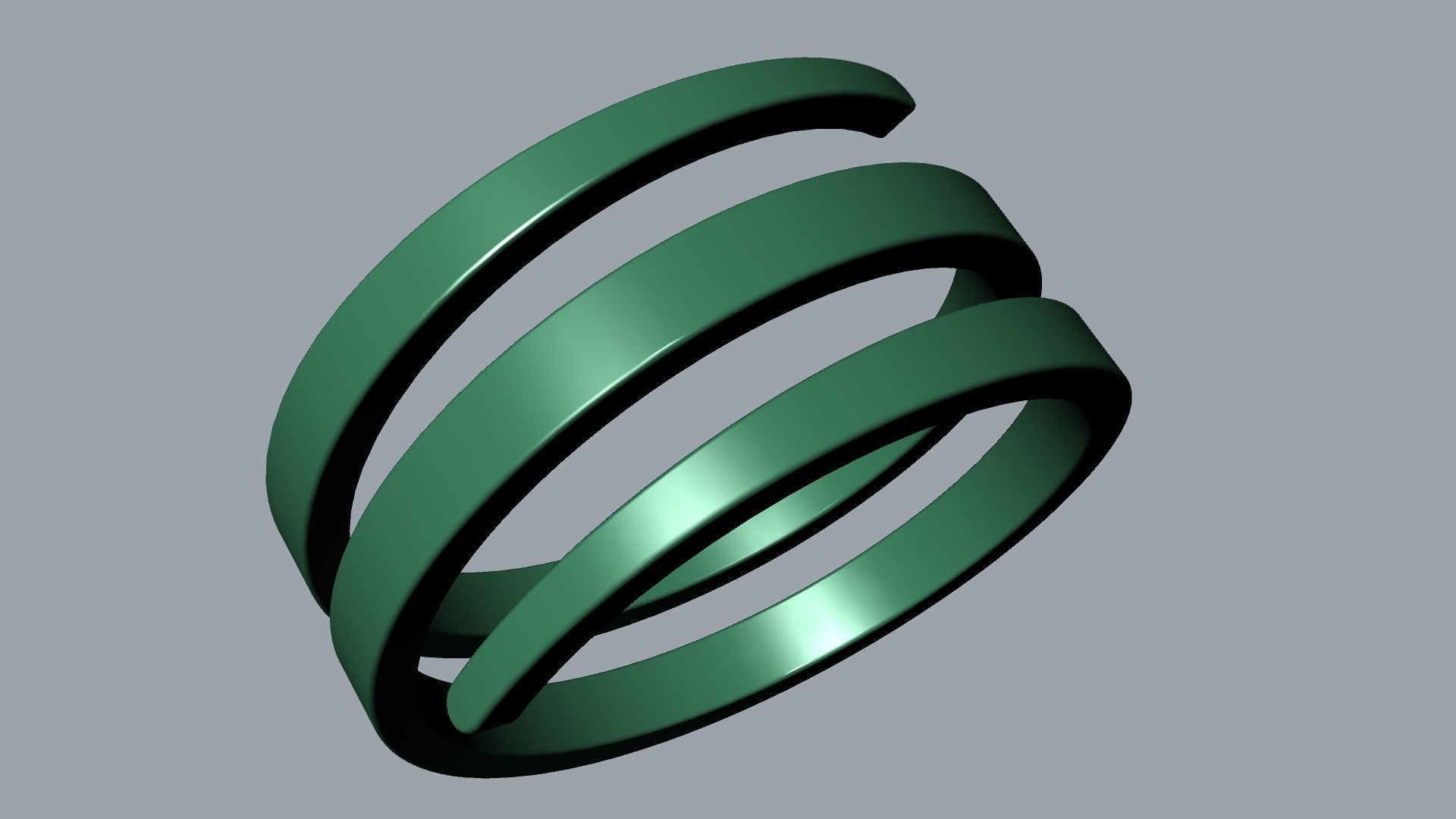 Coil Ring Size 20 3D print model_12