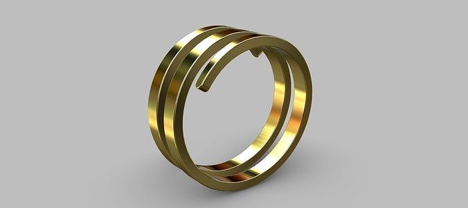 Coil Ring Size 20 3D print model