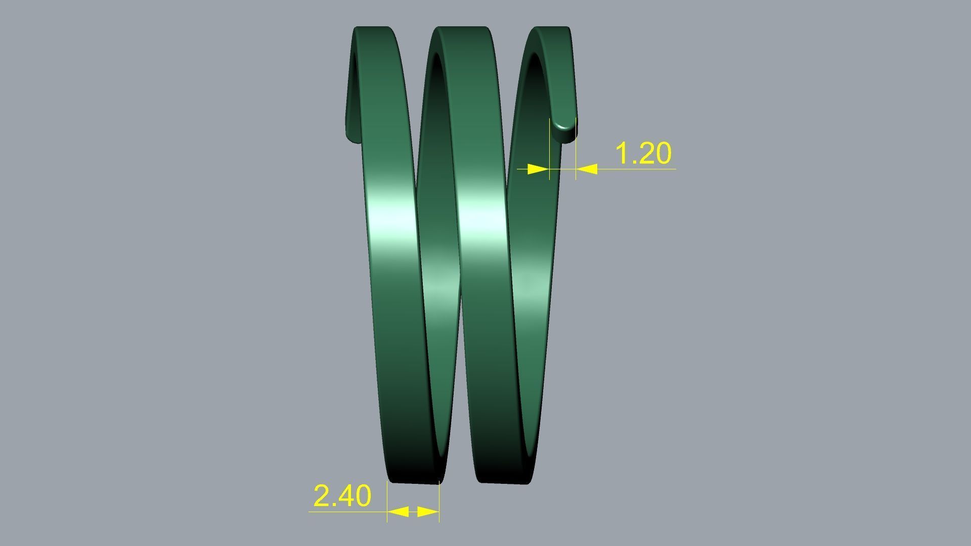 Coil Ring Size 20 3D print model_11