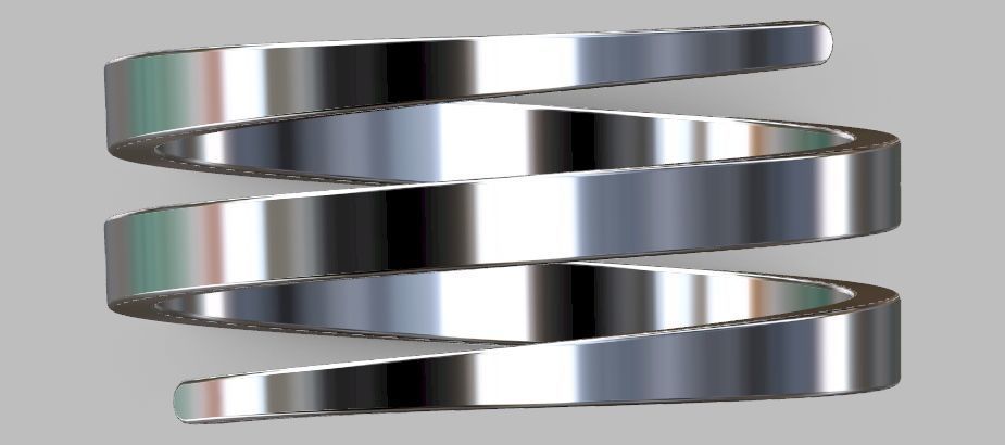 Coil Ring Size 20 3D print model_4