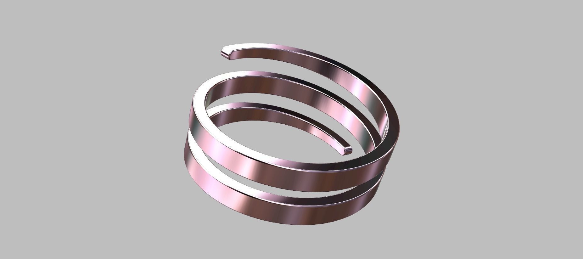 Coil Ring Size 20 3D print model_8