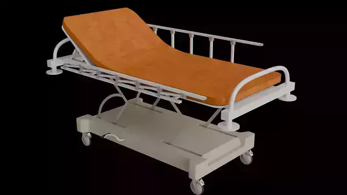 Stretcher Low-poly 3D model
