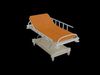 Stretcher Low-poly 3D model_1