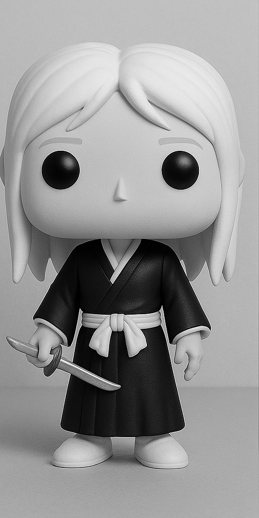 Funko Bleach Jushiro Ukitake 3D print model_2