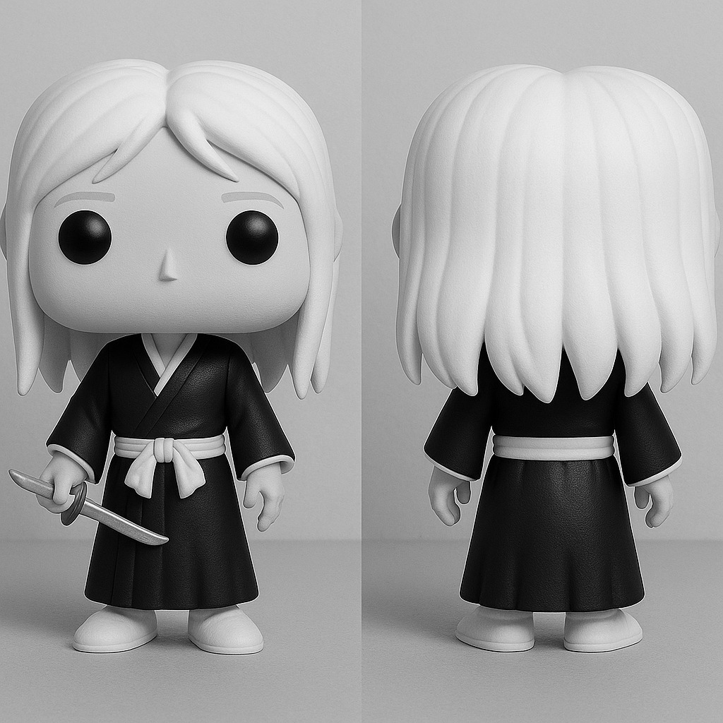 Funko Bleach Jushiro Ukitake 3D print model_1