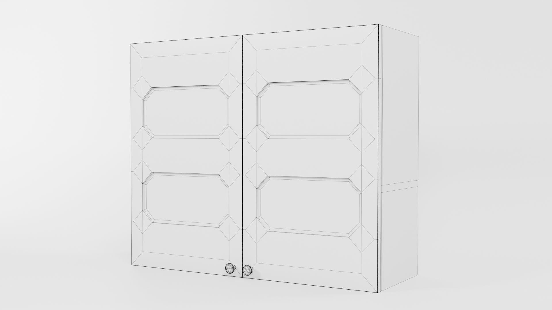 Kitchen Cabinet CG17 3D model_8