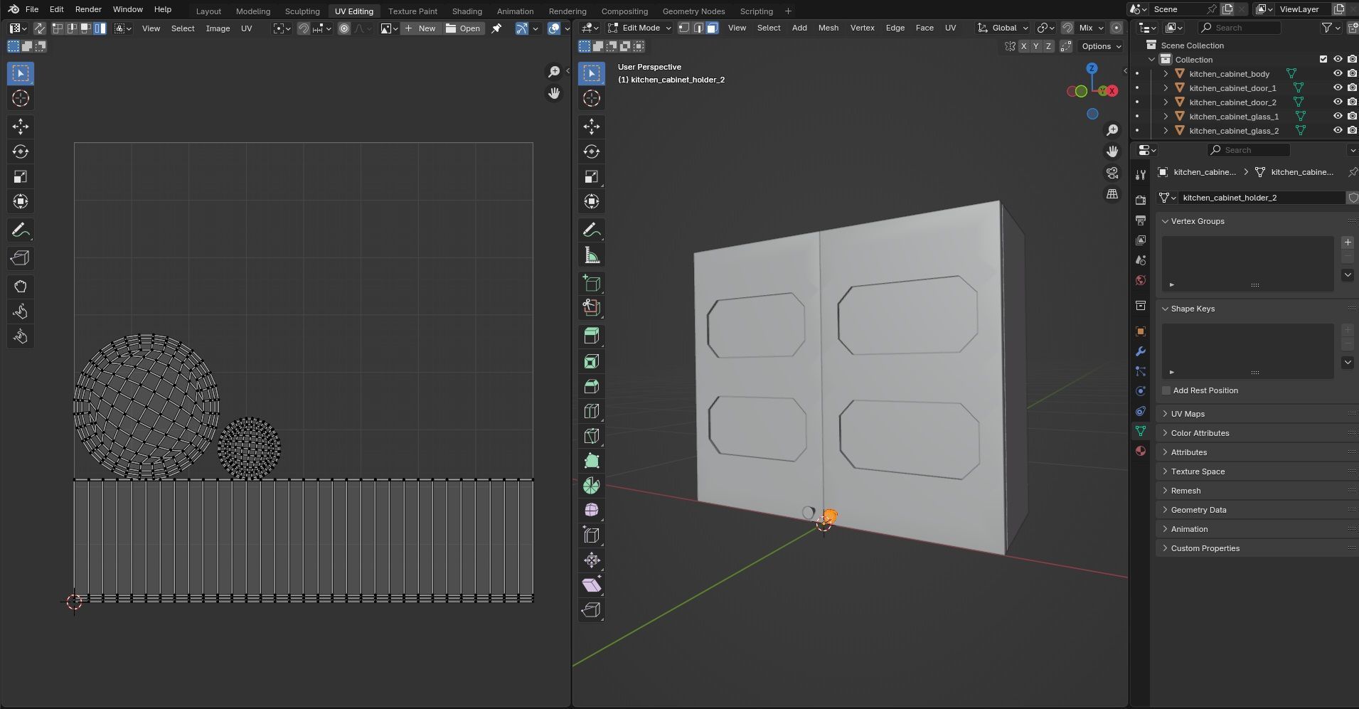 Kitchen Cabinet CG17 3D model_14
