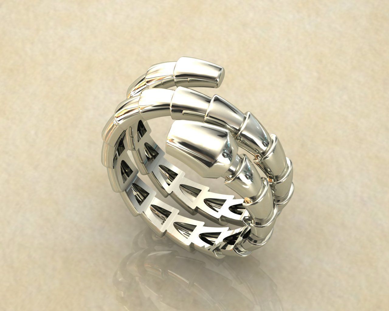 bvlgari ring 3D print model_2