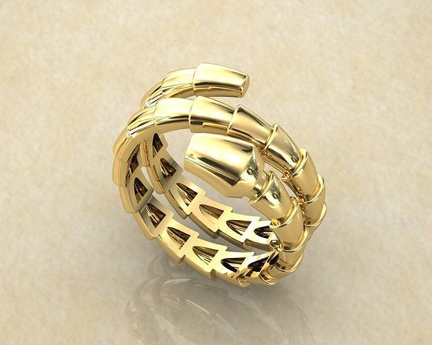 bvlgari ring 3D print model