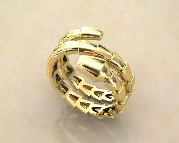 bvlgari ring 3D print model