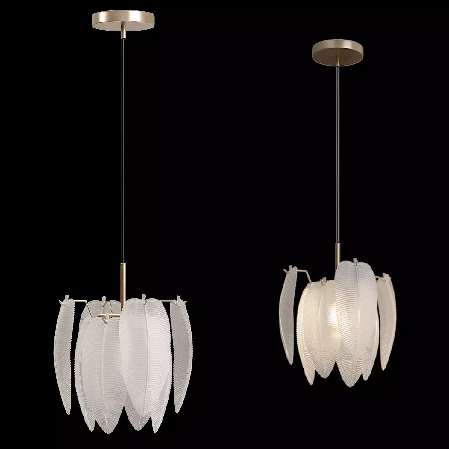 LORELEY MOD Pendant Light 3D model_0