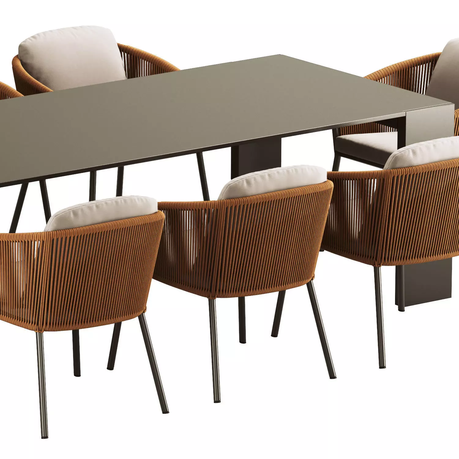 Colection Table and Chair 3D model_43