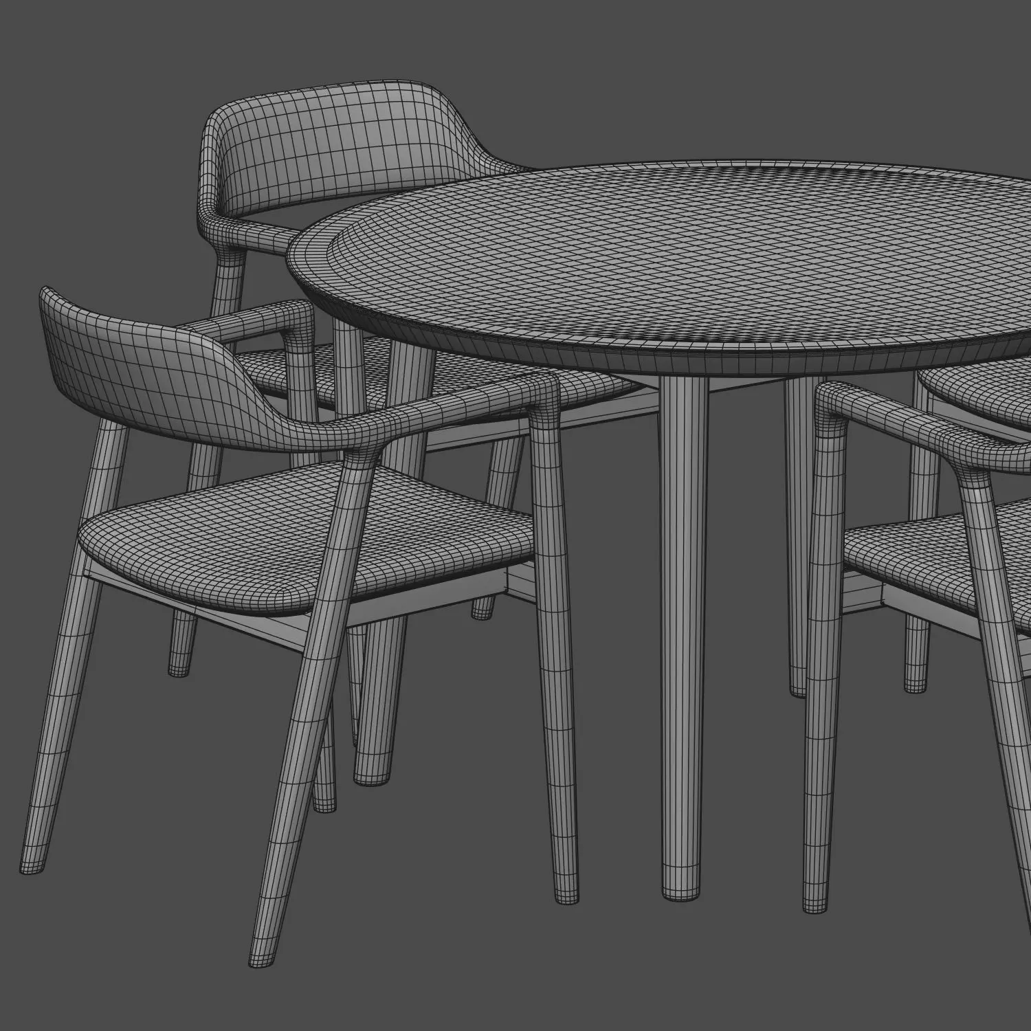 Colection Table and Chair 3D model_36