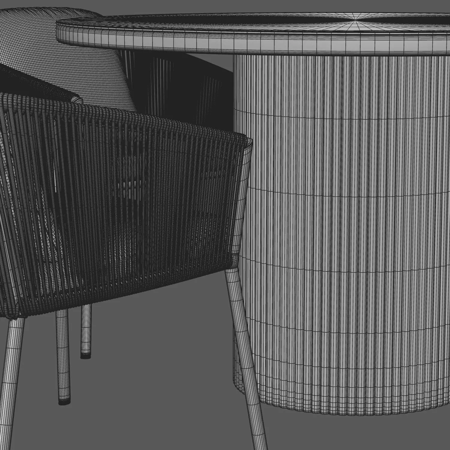 Colection Table and Chair 3D model_40