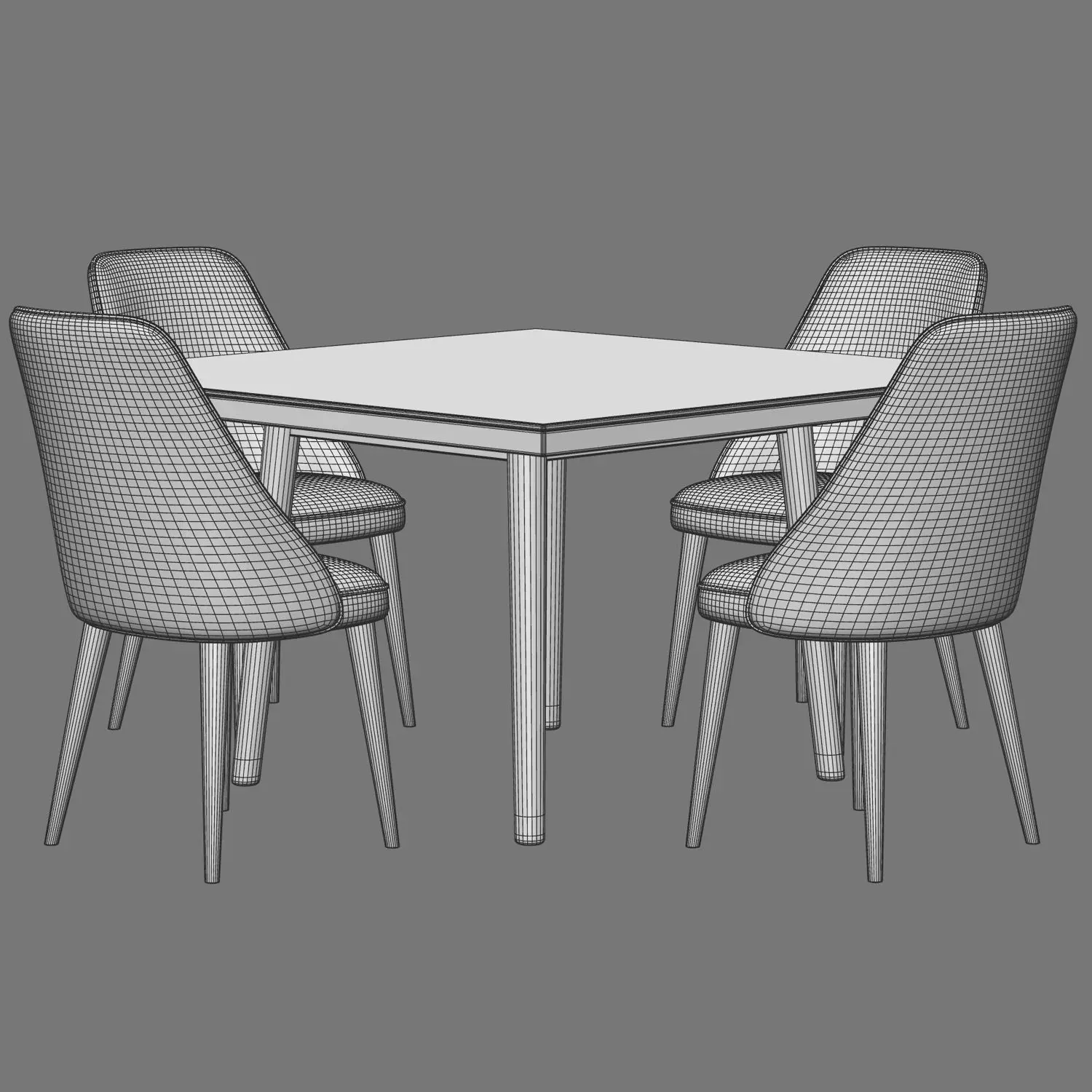 Colection Table and Chair 3D model_18