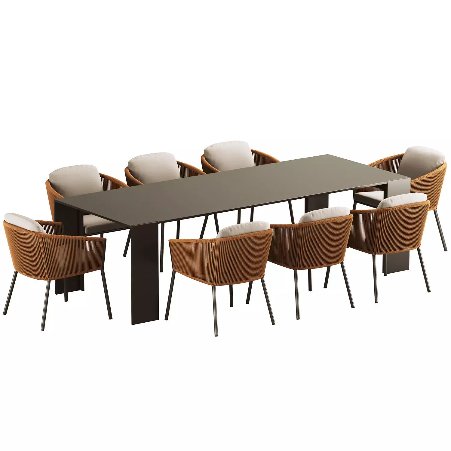 Colection Table and Chair 3D model_42