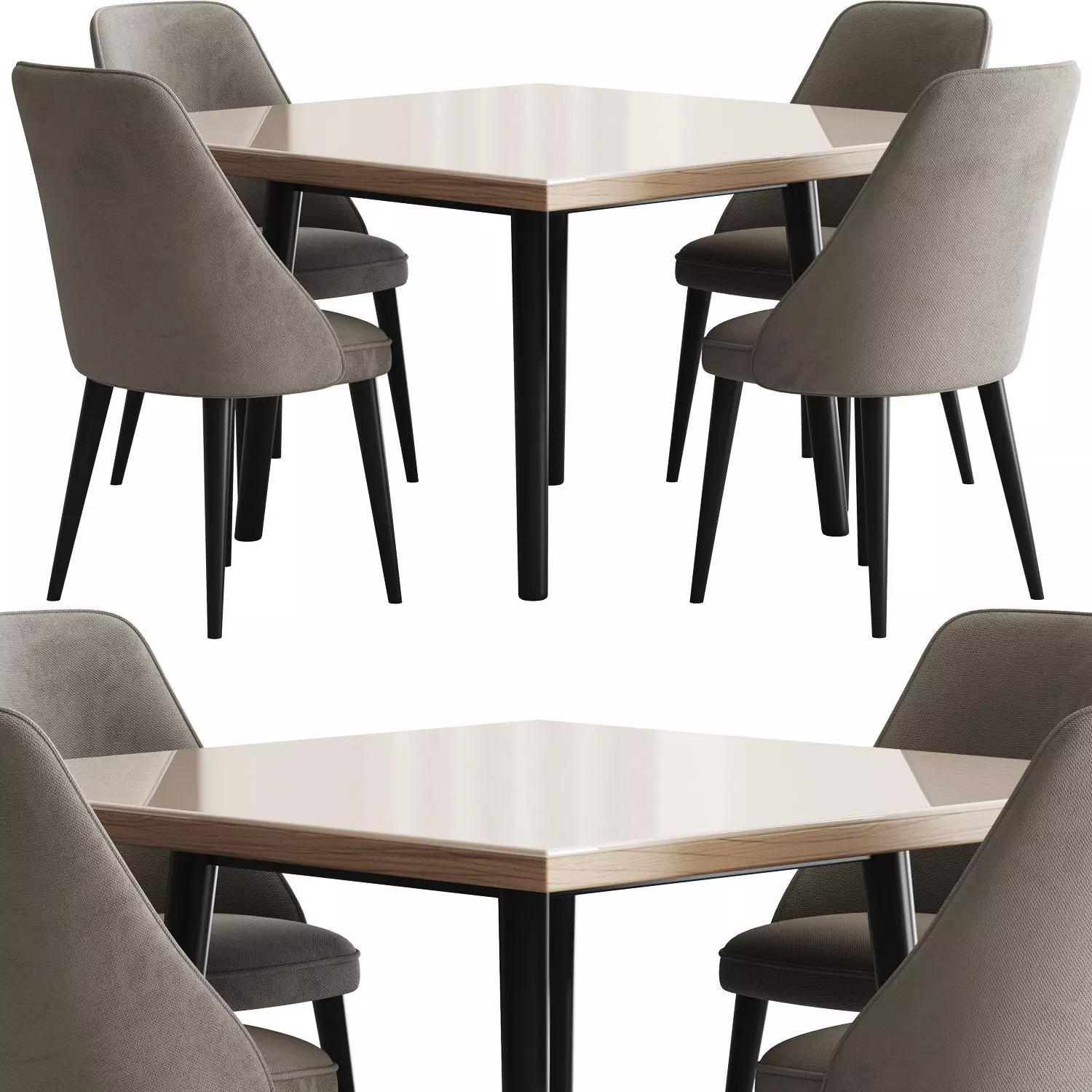 Colection Table and Chair 3D model_15