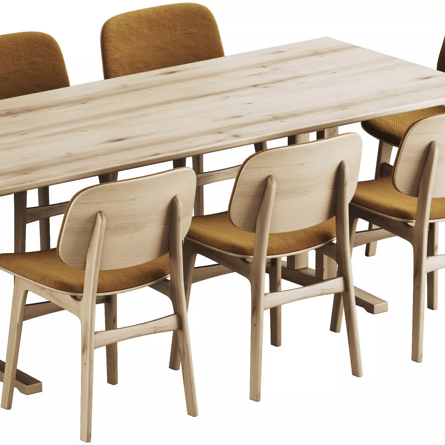 Colection Table and Chair 3D model_8