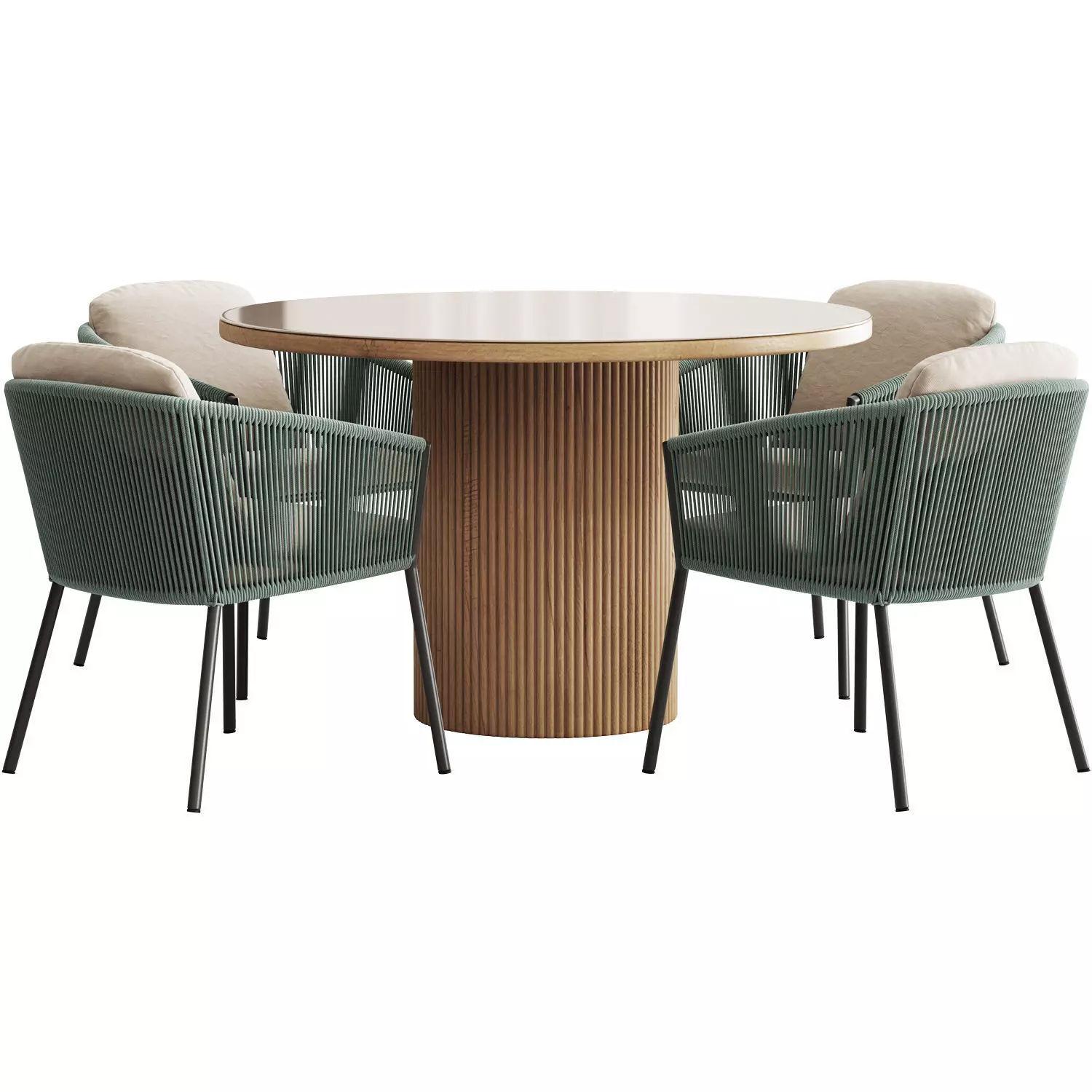 Colection Table and Chair 3D model_38