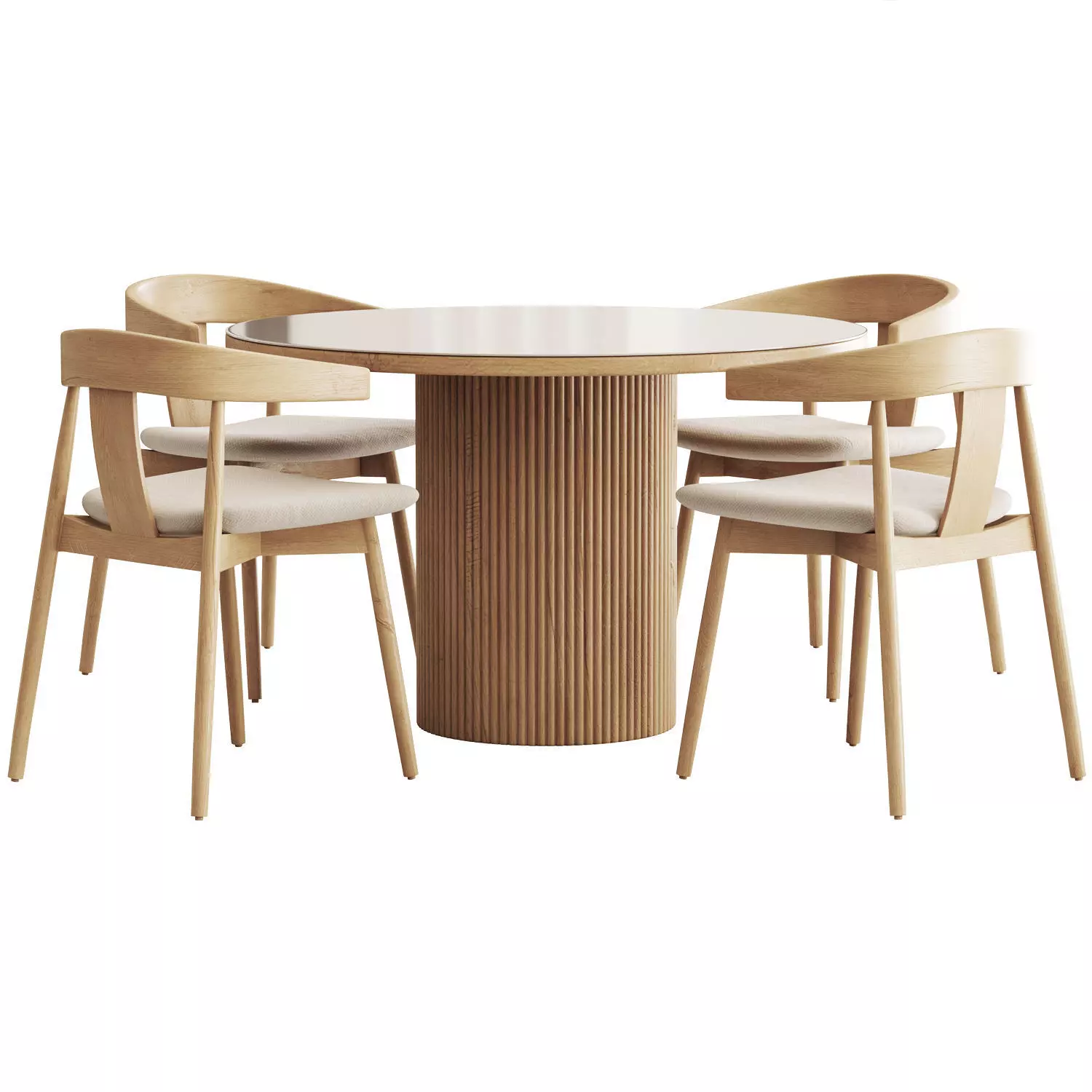 Colection Table and Chair 3D model_25