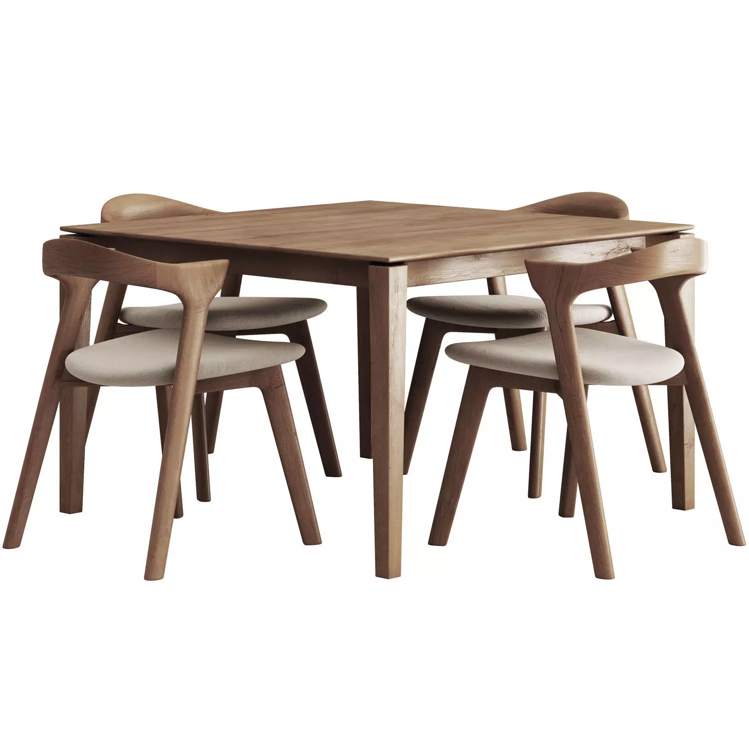 Colection Table and Chair 3D model_12