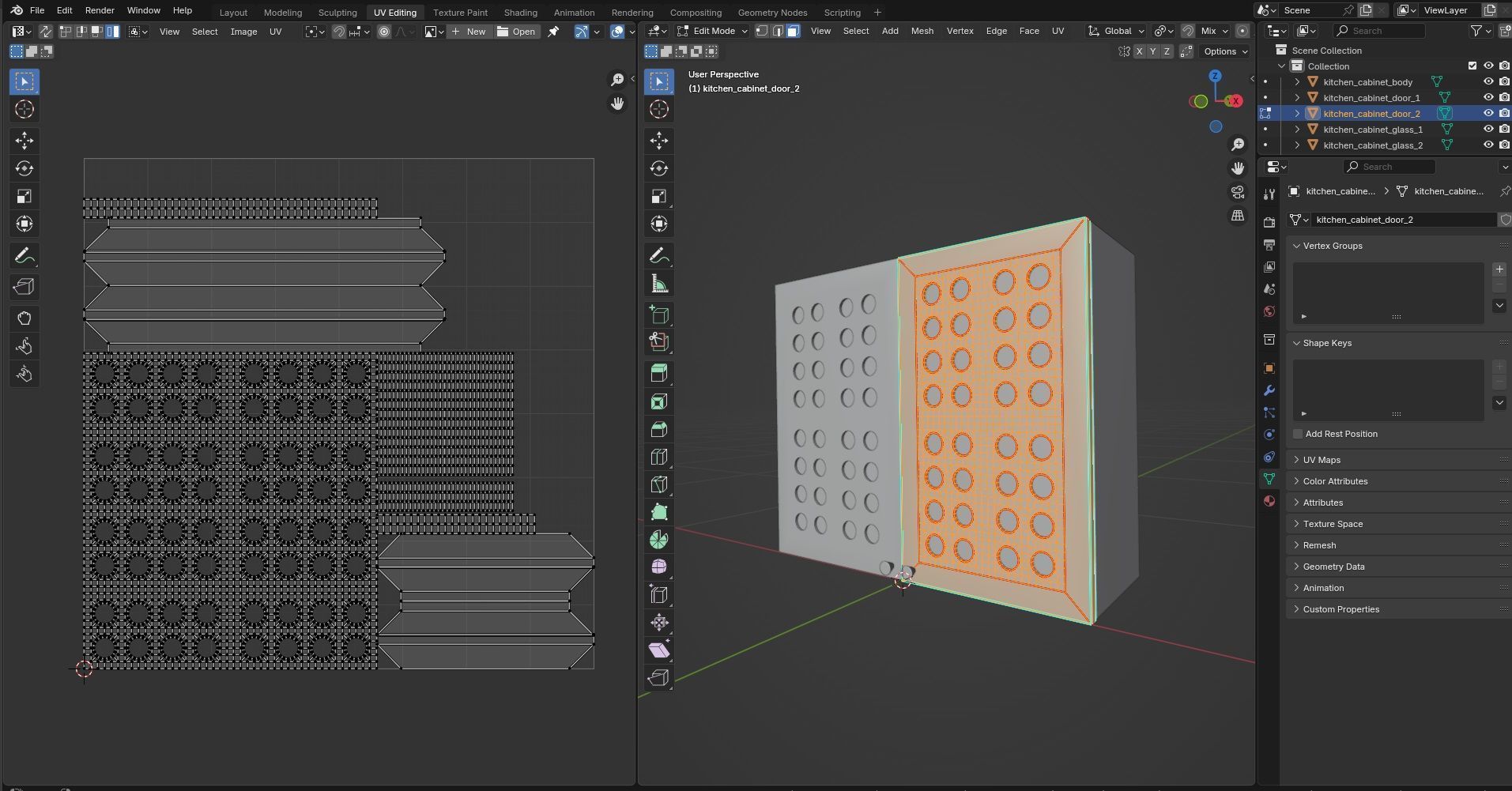 Kitchen Cabinet CG18 3D model_13