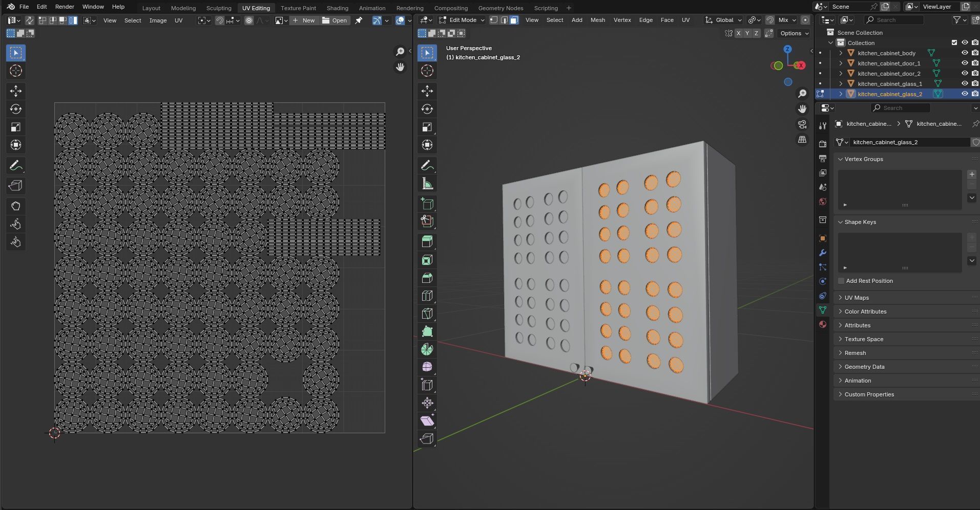 Kitchen Cabinet CG18 3D model_14