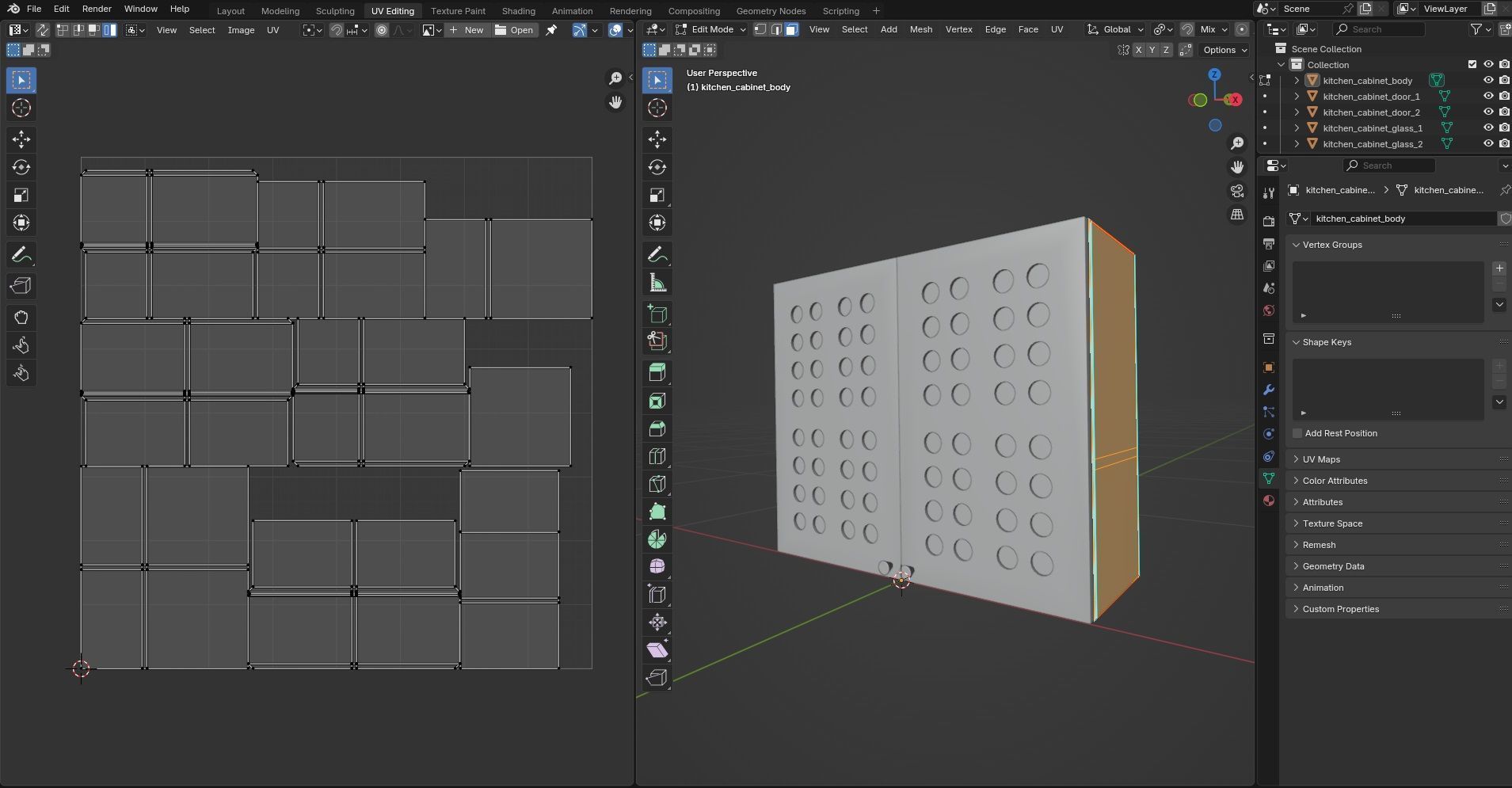 Kitchen Cabinet CG18 3D model_12