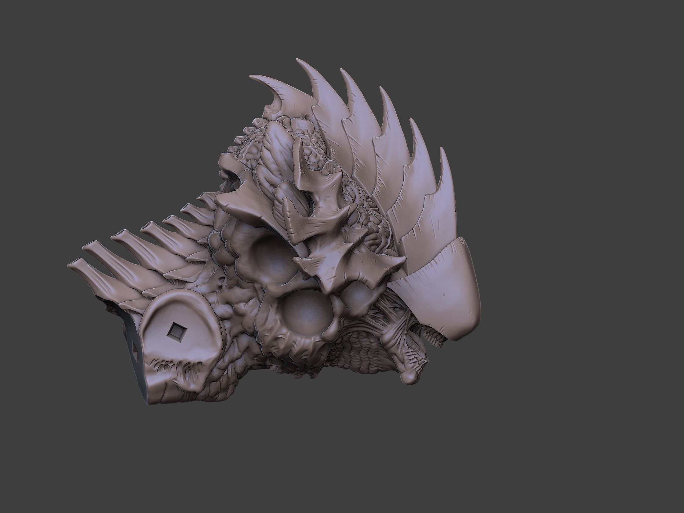 Xenoteras Maledictor 3D print model_31