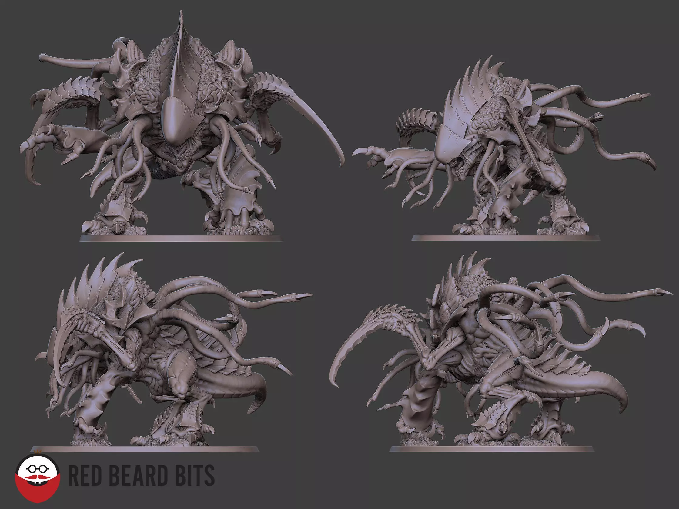 Xenoteras Maledictor 3D print model_0