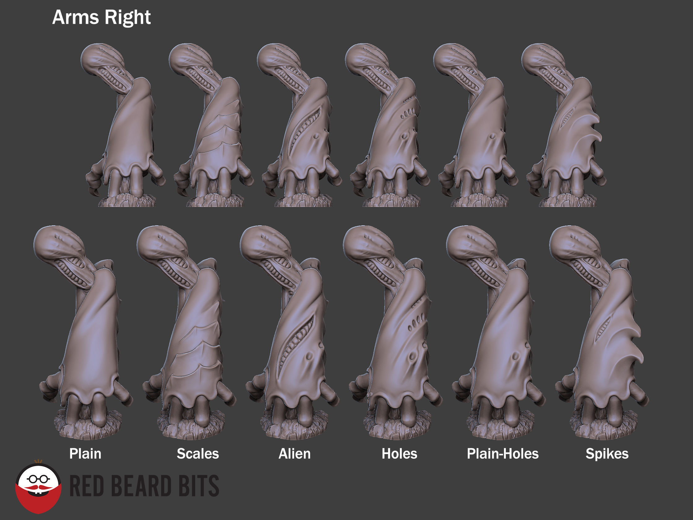 Xenoteras Maledictor 3D print model_8