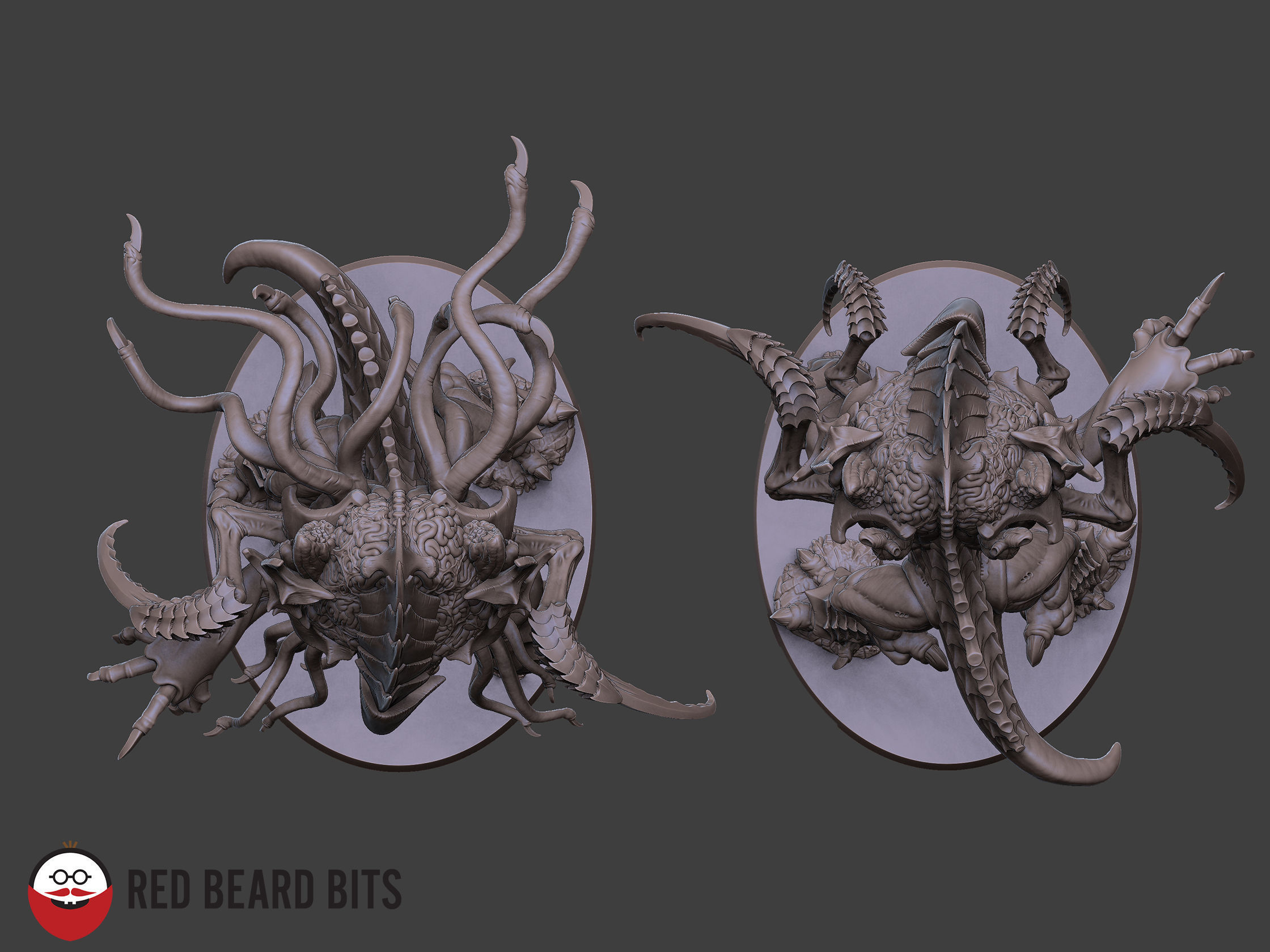 Xenoteras Maledictor 3D print model_3