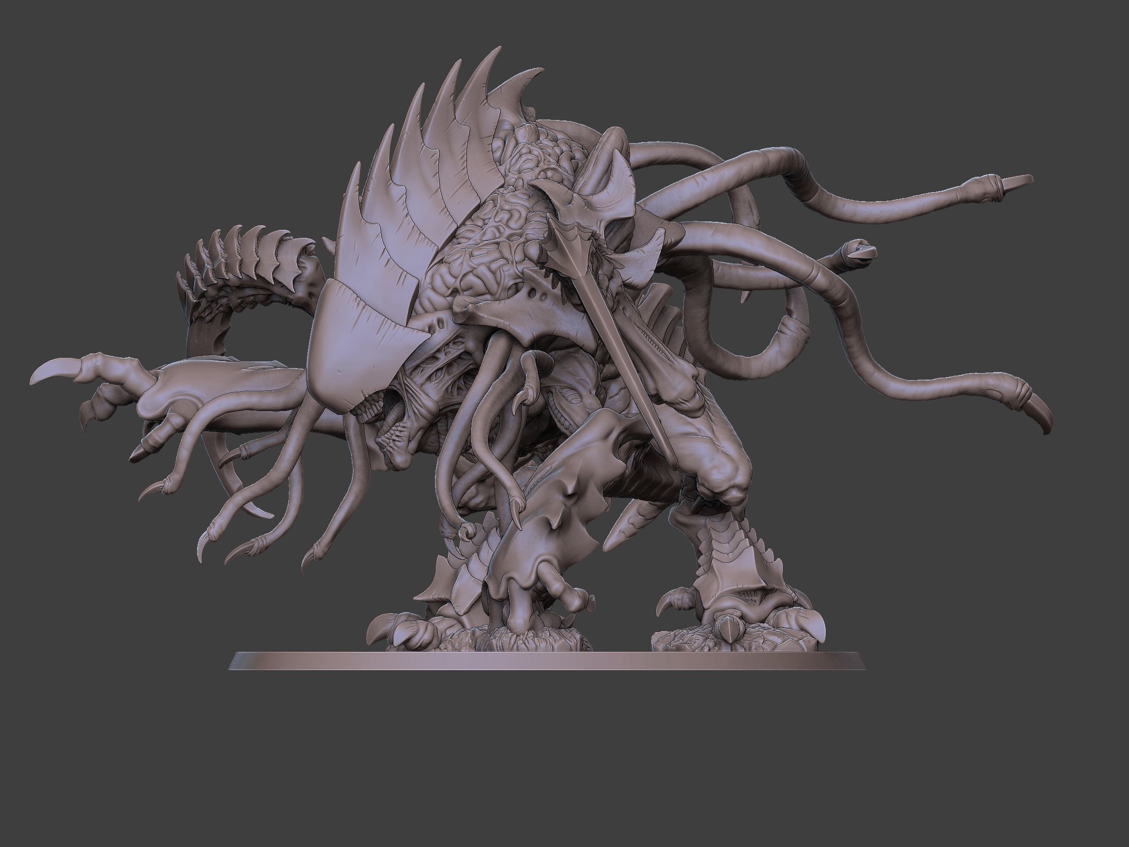 Xenoteras Maledictor 3D print model_46