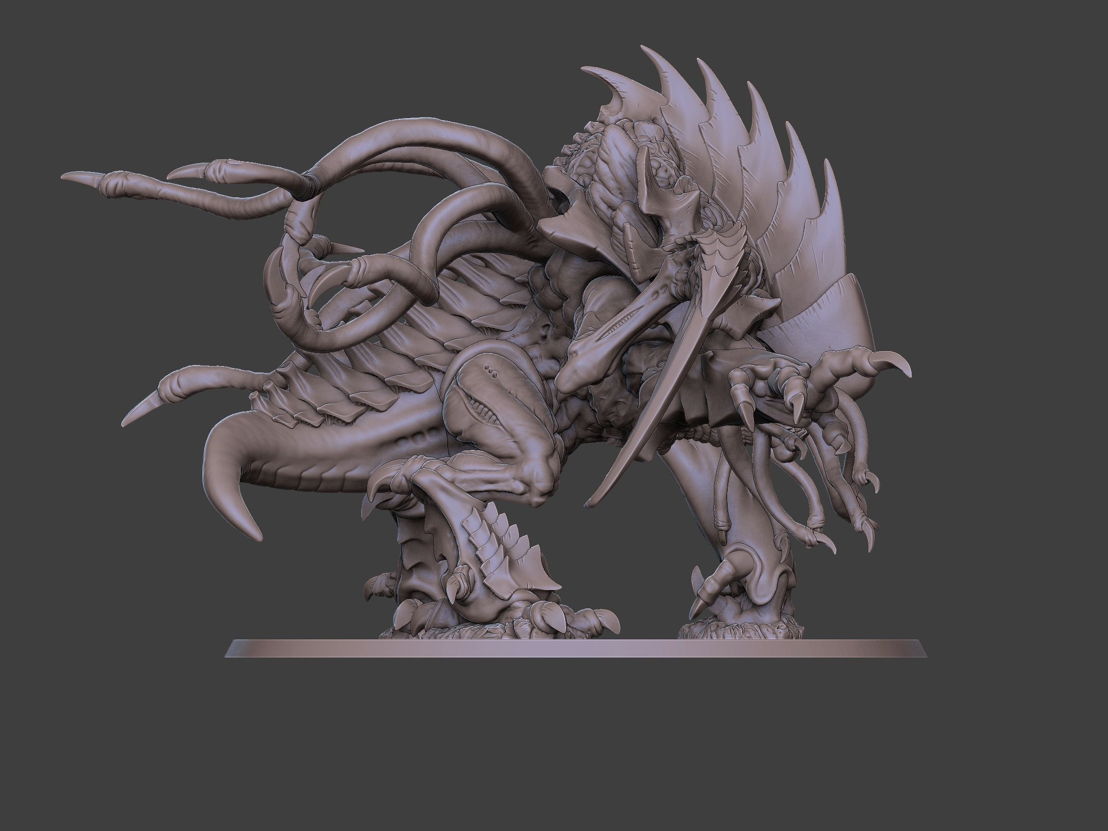 Xenoteras Maledictor 3D print model_40