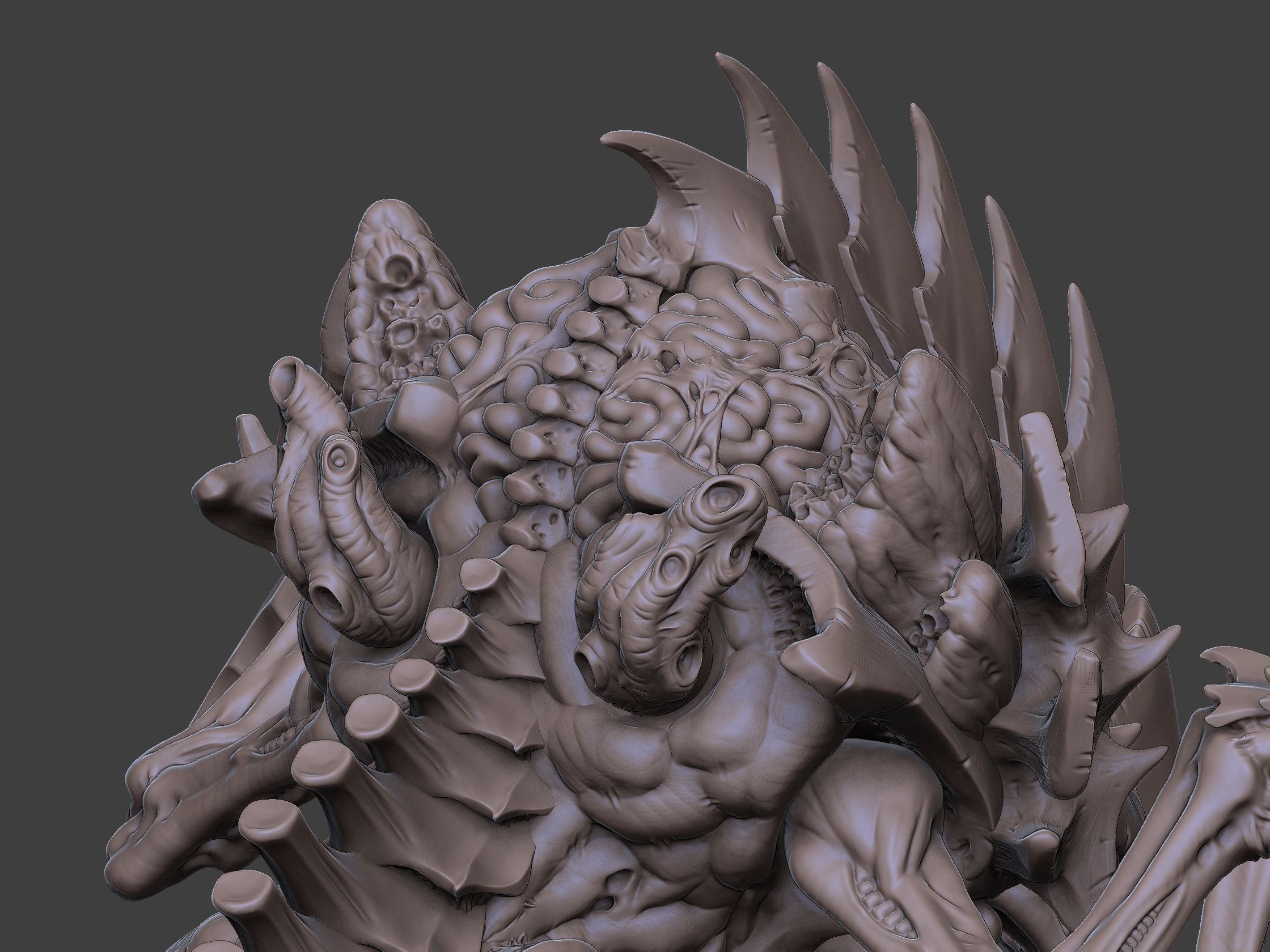 Xenoteras Maledictor 3D print model_36