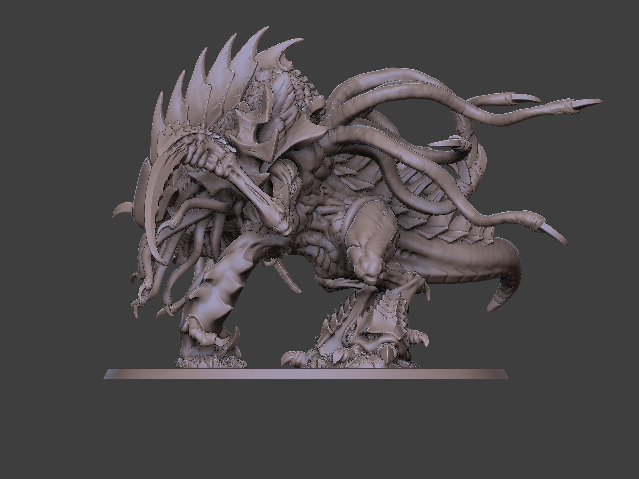 Xenoteras Maledictor 3D print model_44