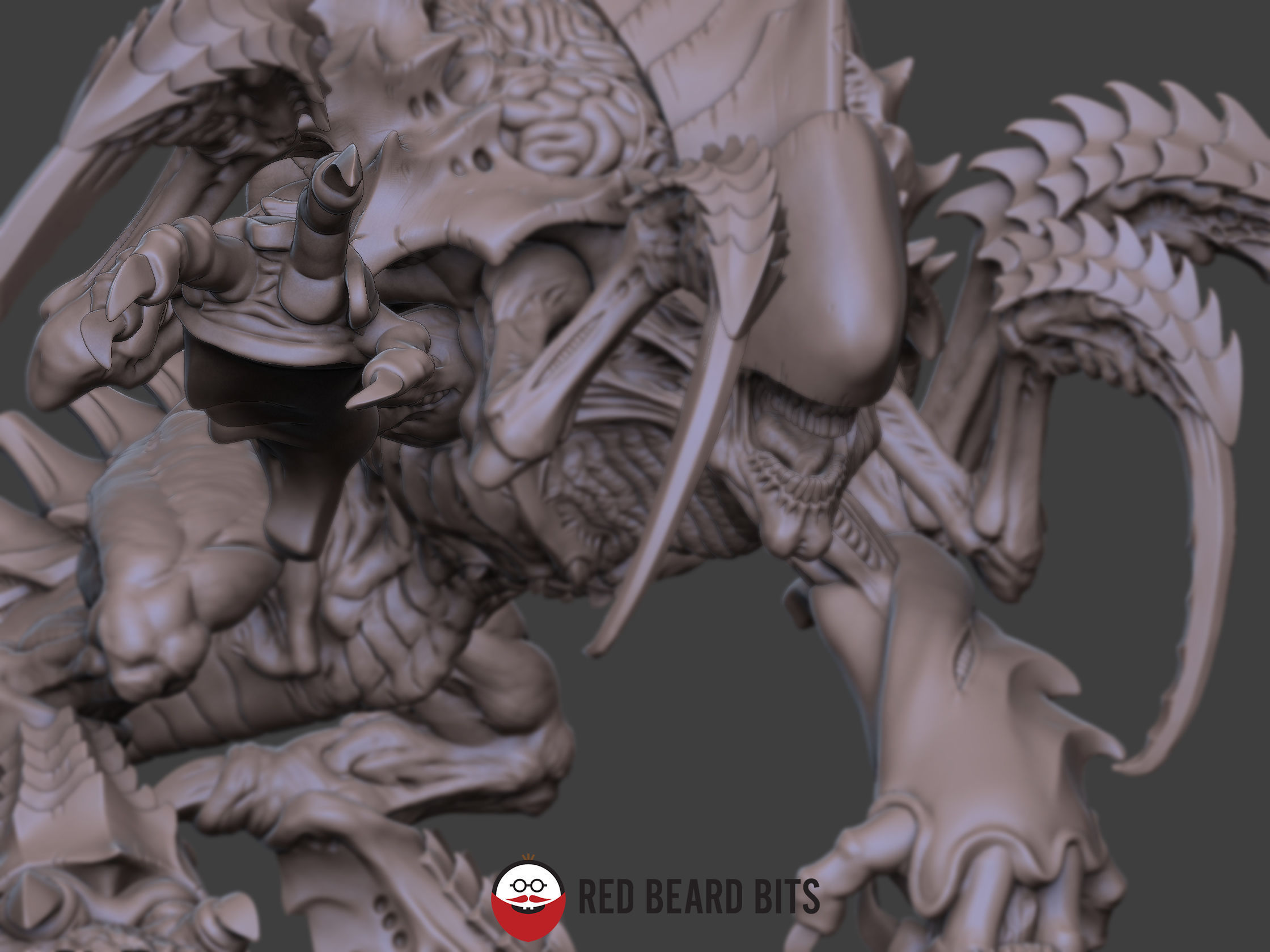 Xenoteras Maledictor 3D print model_4