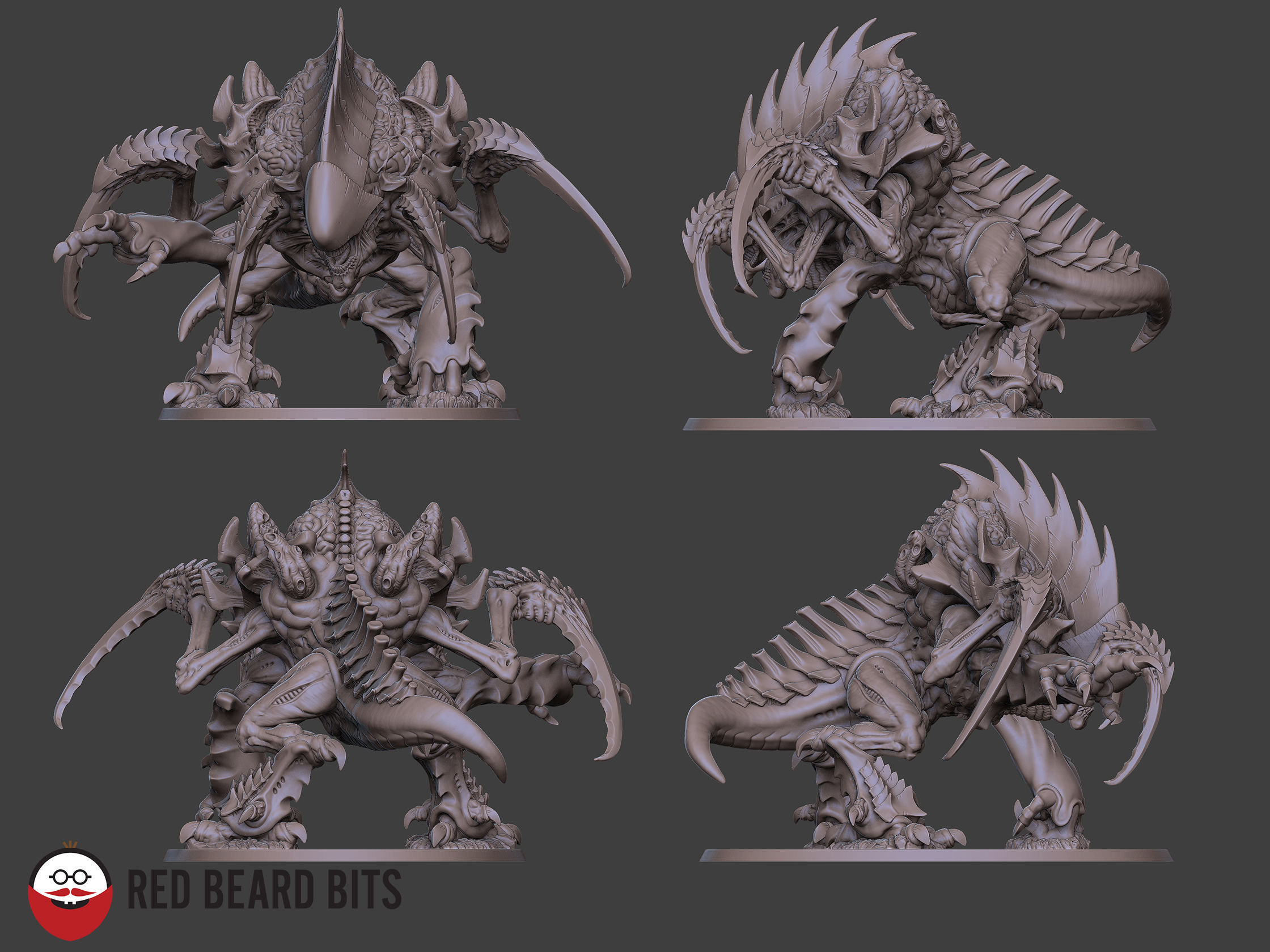 Xenoteras Maledictor 3D print model_2