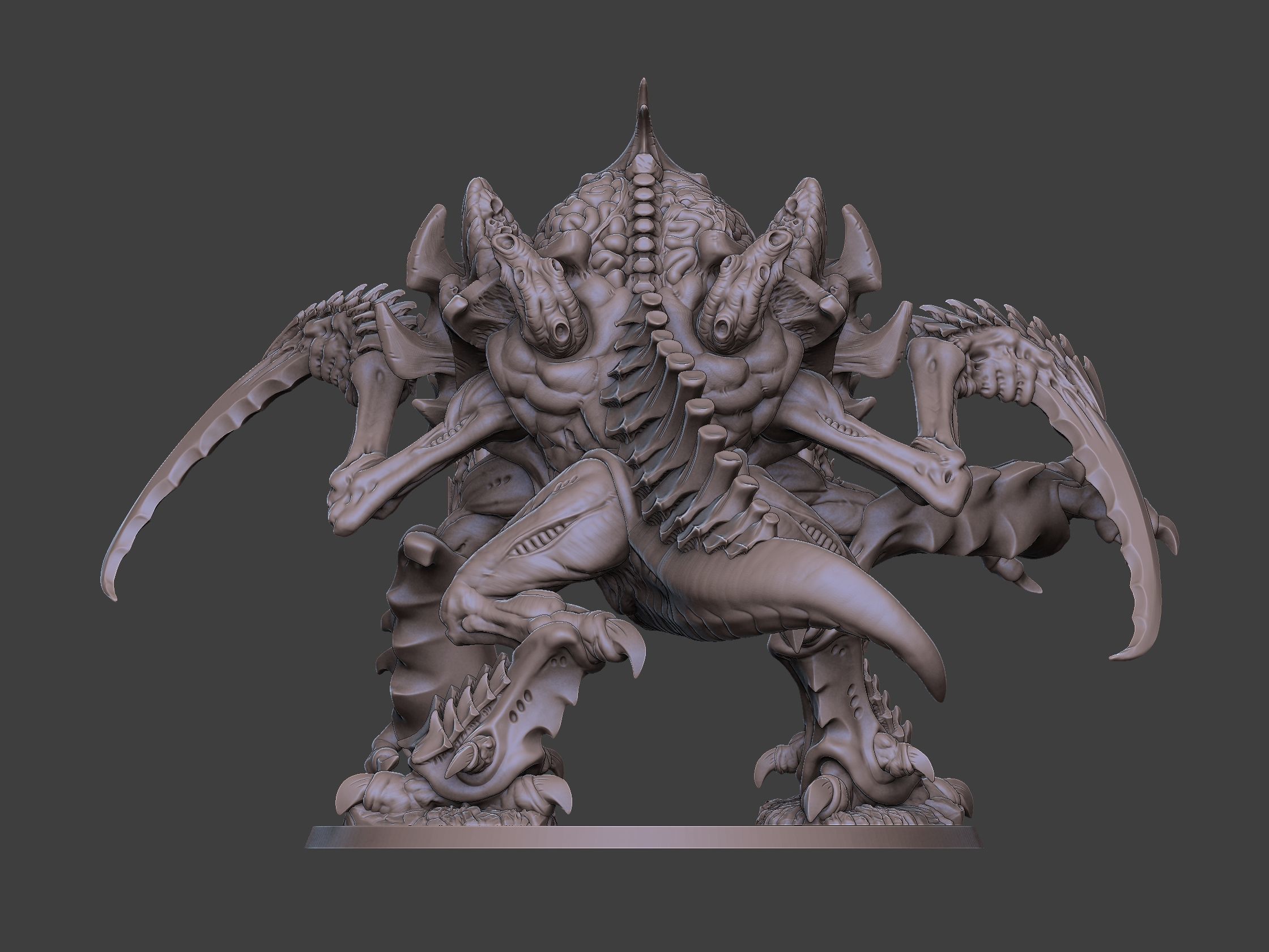 Xenoteras Maledictor 3D print model_35