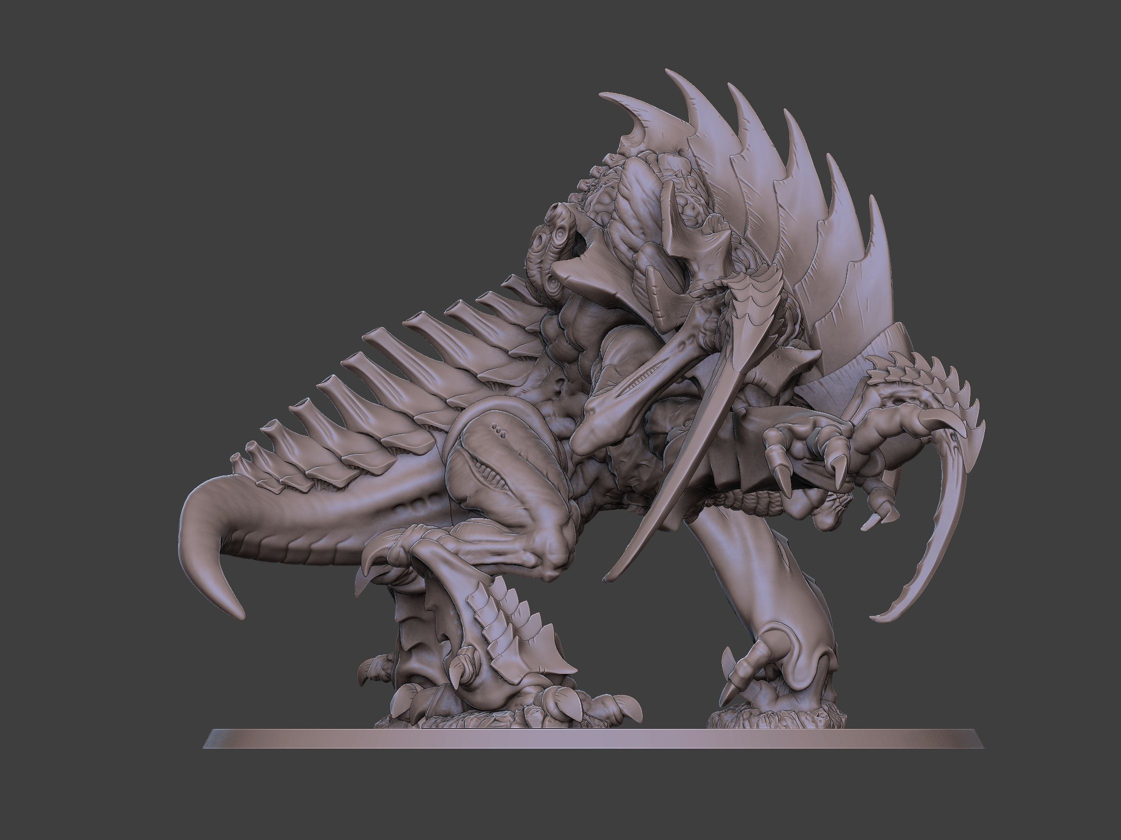 Xenoteras Maledictor 3D print model_39