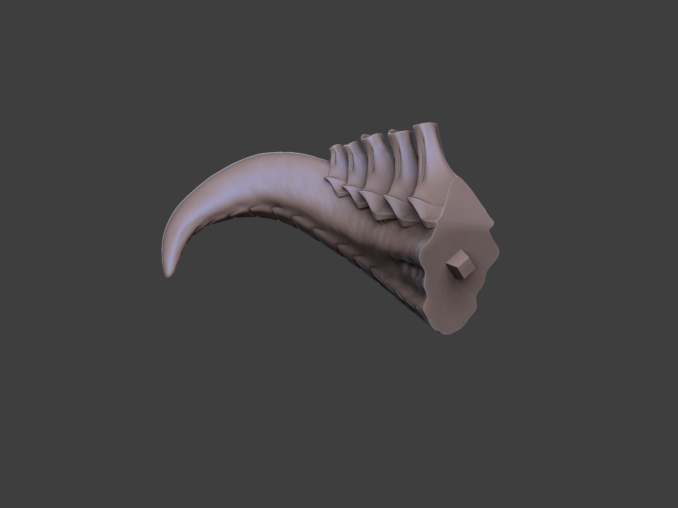 Xenoteras Maledictor 3D print model_27